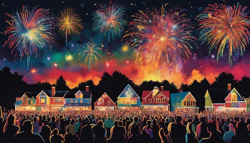 hampshire village fireworks display