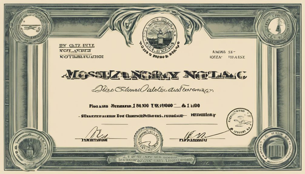 missouri notary public bond