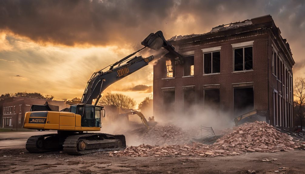 northfield demolition project underway
