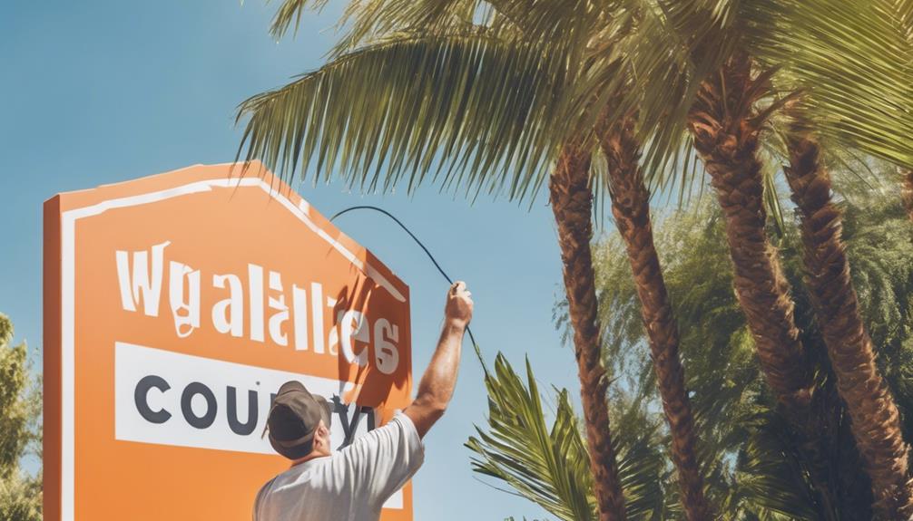orange county sign installation