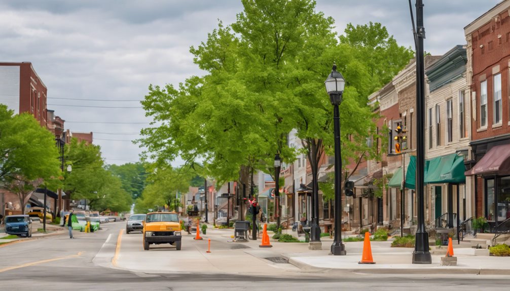 south bend sidewalk construction